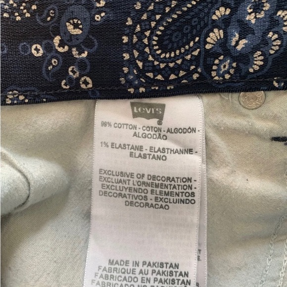 Levi’s Jeans 525 12 31x28 Perfect Waist Mid Rise Straight Leg Blue Denim Flap - Picture 6 of 8